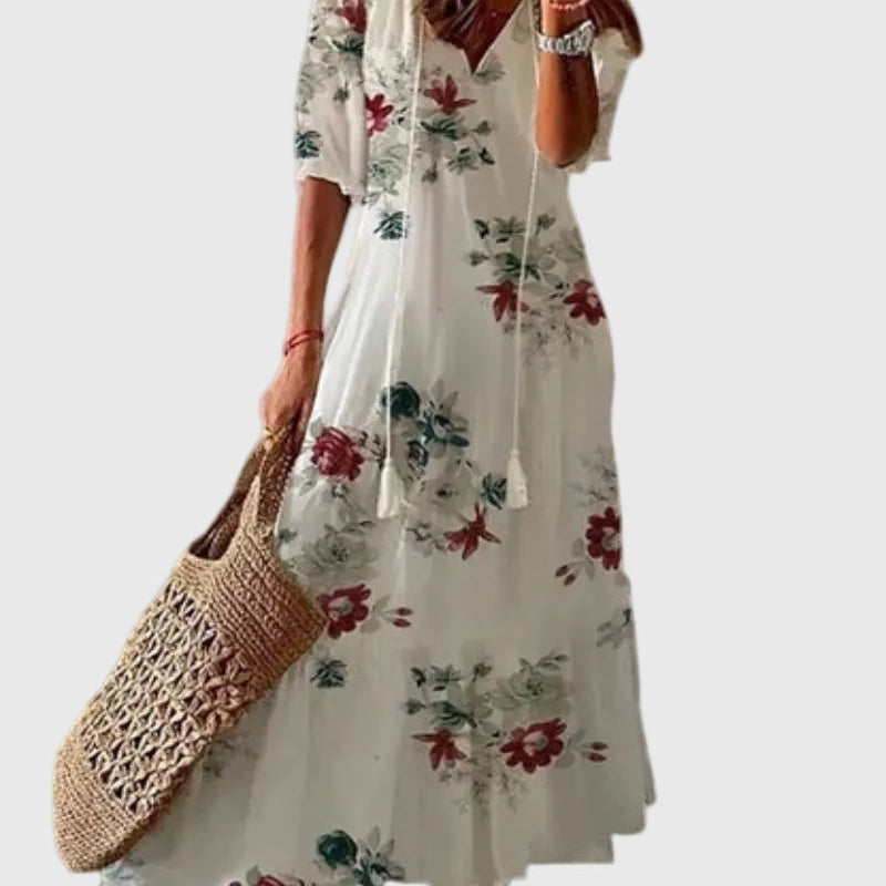 Ramona | Boho Vintage Suve Maxi Kleit