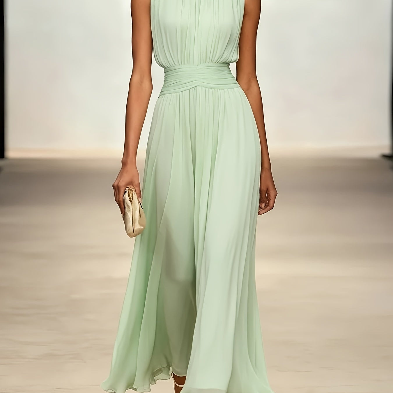 Charlotte | Elegantne šifoon midi kleit