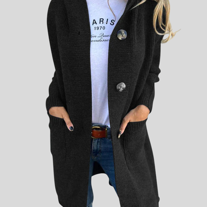 Giselle - Premium Pika Lõikega Kardigan