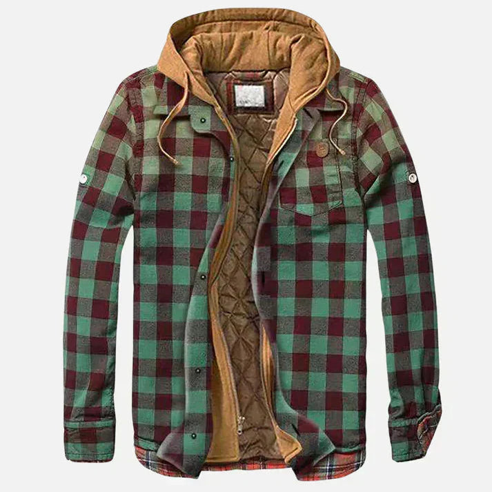 Savrani - Checked Pattern Patches Kangas Jacket
