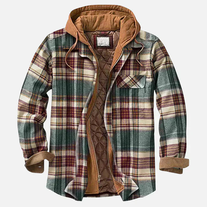 Savrani - Checked Pattern Patches Kangas Jacket