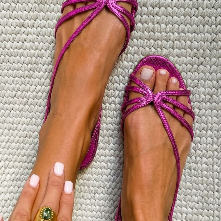 Elara™ – Elegantne Rihmadega Sandaalid