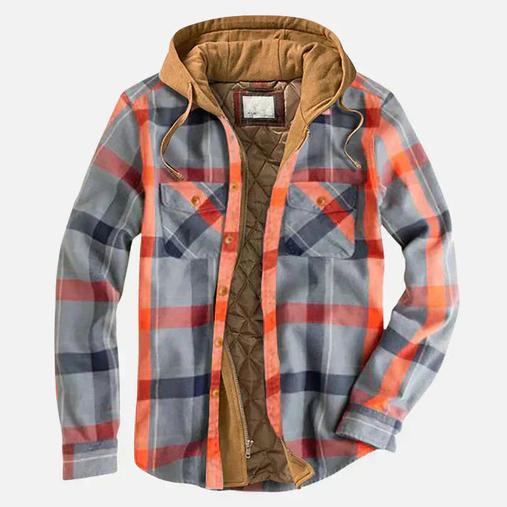 Savrani - Checked Pattern Patches Kangas Jacket