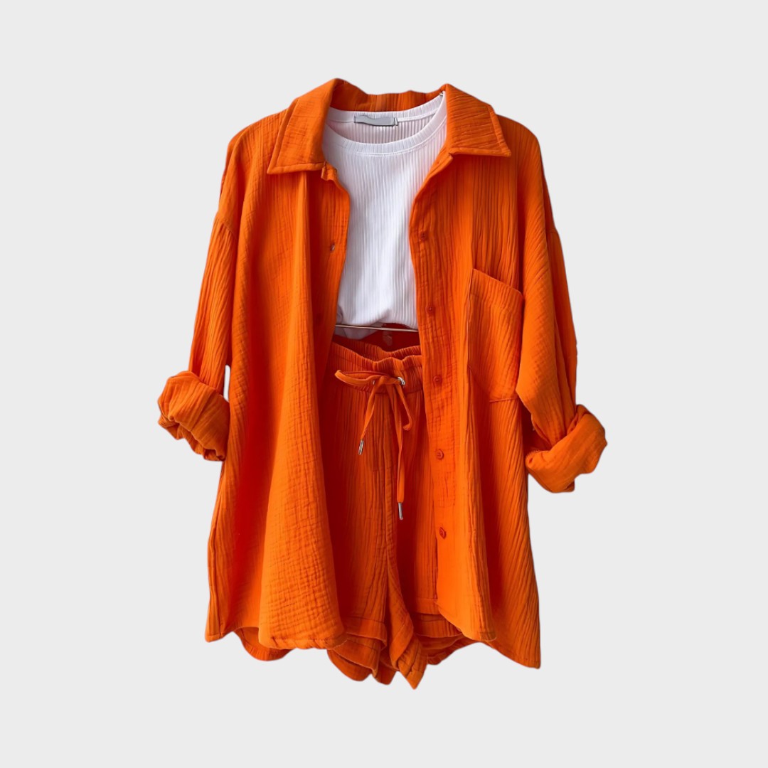 Milica - Lühikeste Pükste ja T-särgi Komplekt