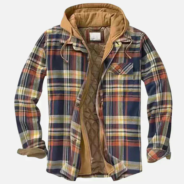 Savrani - Checked Pattern Patches Kangas Jacket