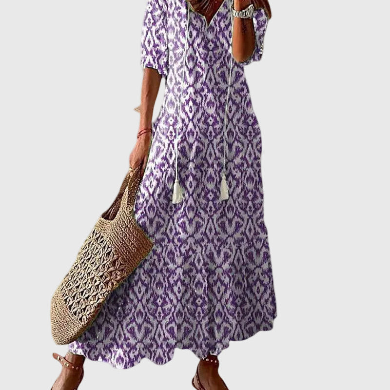 Ramona | Boho Vintage Suve Maxi Kleit