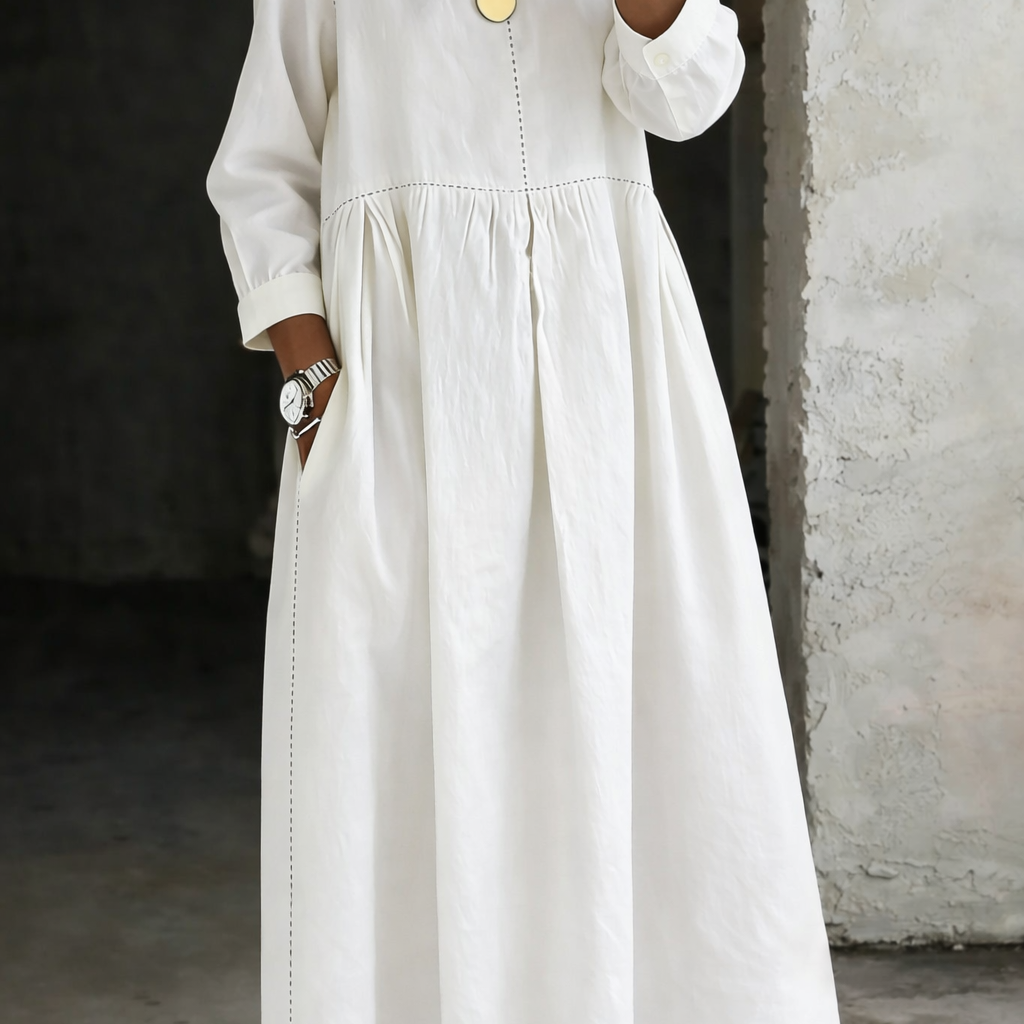 Olivia | Denim Maxi Kleit