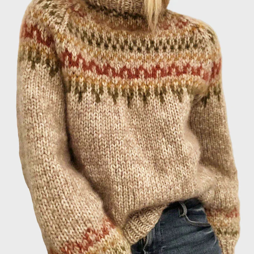 Ümmarguse Kaelusega Kootud Sviiter