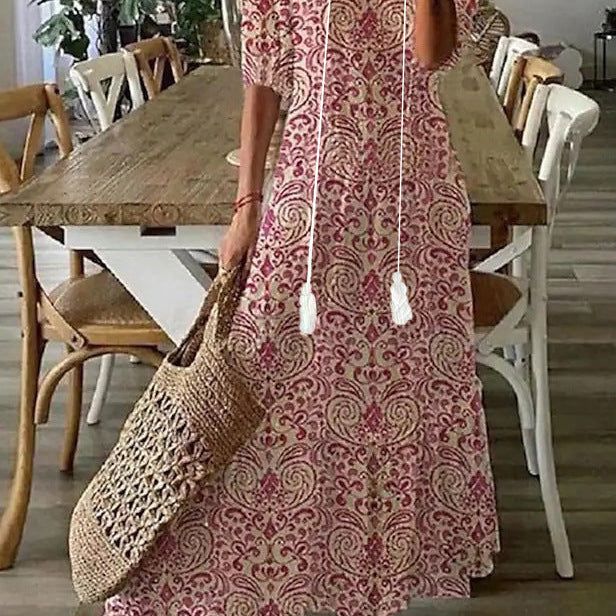 Ramona | Boho Vintage Suve Maxi Kleit