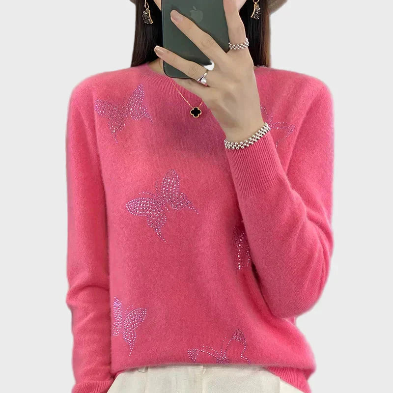 Liblikamustriga Kootud Sviiter