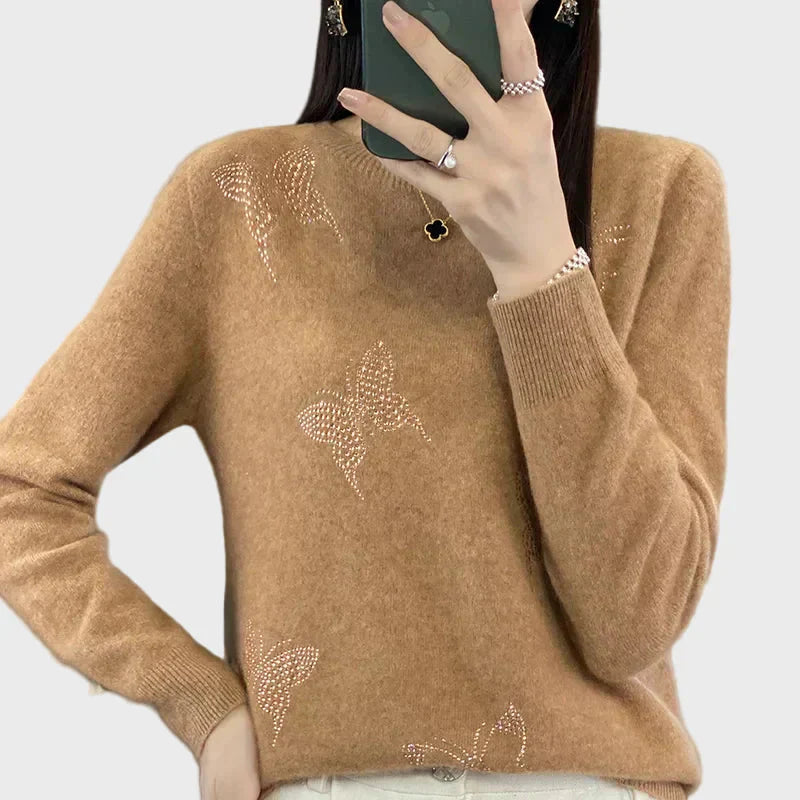 Liblikamustriga Kootud Sviiter