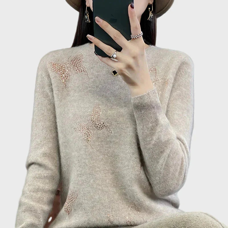 Liblikamustriga Kootud Sviiter