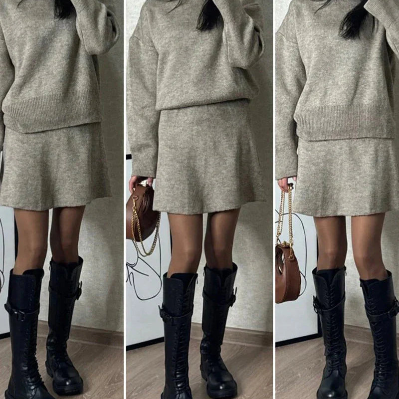 Velara - Komplekt: Üks Suurus Pullover ja Seelik