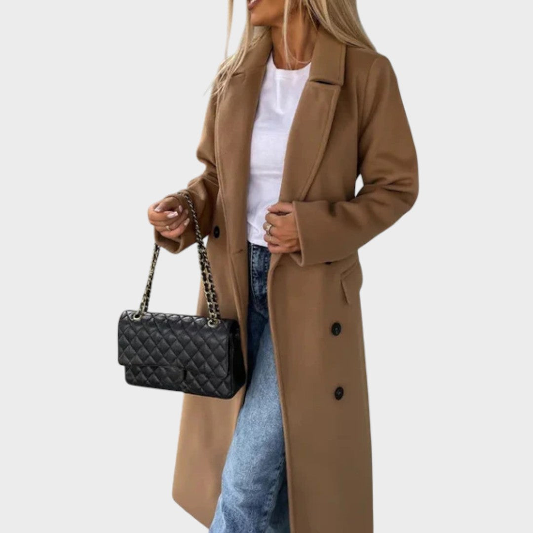 Ana - Kahepoolne vöödiga mantel