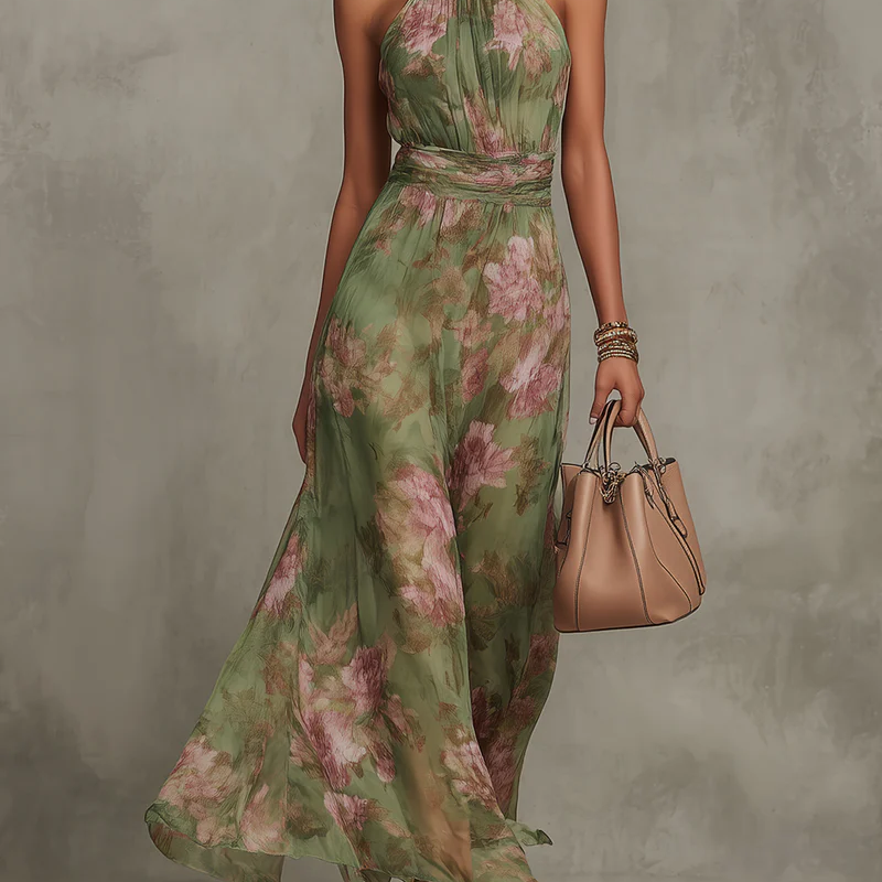 Sophie | Elegantne Lilleline Maxi Kleid