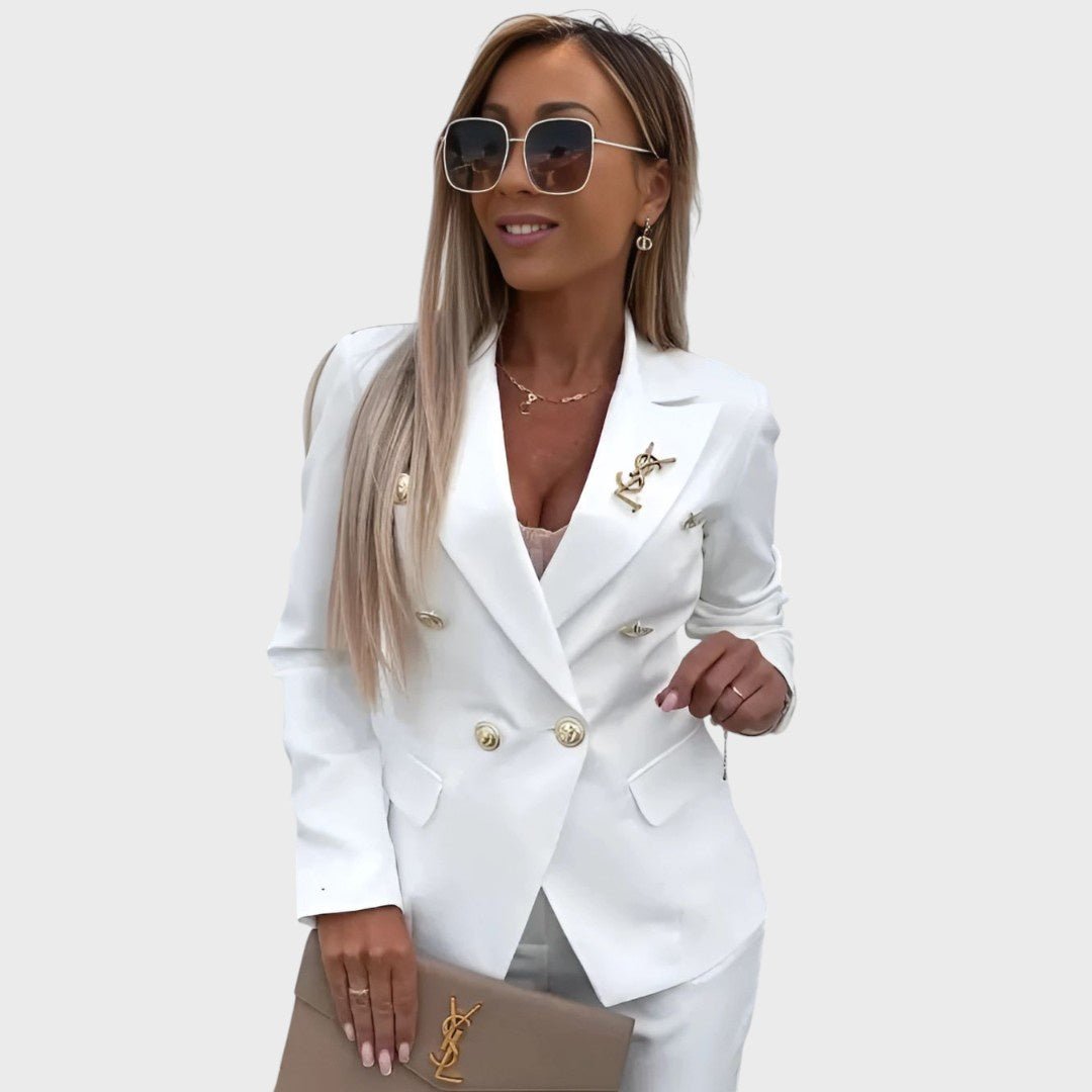 Božena - Talje rõhutav nööbiga ülikond