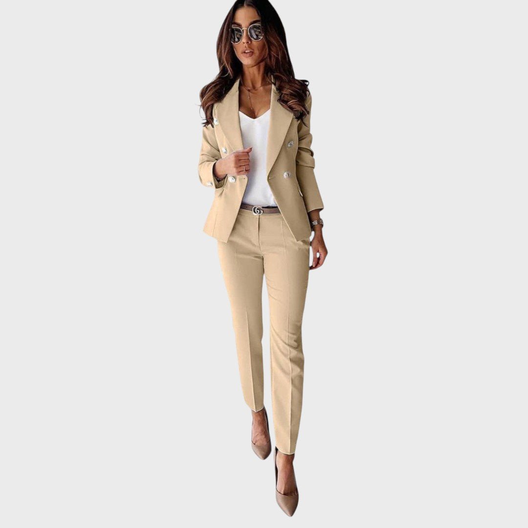 Božena - Talje rõhutav nööbiga ülikond