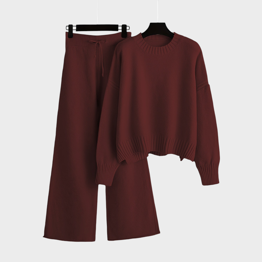 Veronika - Mugav Kootud Komplekt" saab ümber kirjutada kui "Veronika - Mugav kudumiskomplekt.