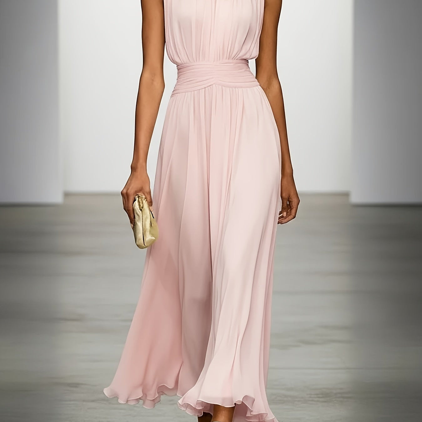 Charlotte | Elegantne šifoon midi kleit
