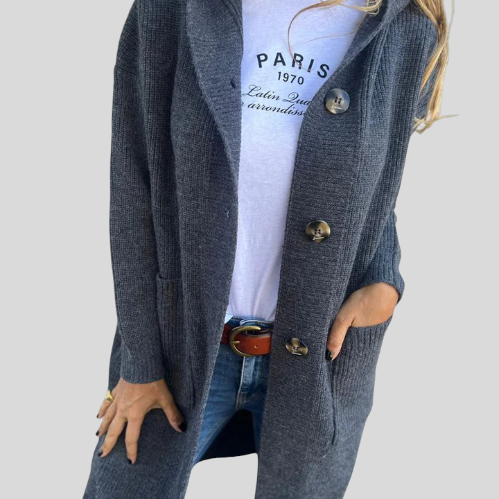 Giselle - Premium Pika Lõikega Kardigan
